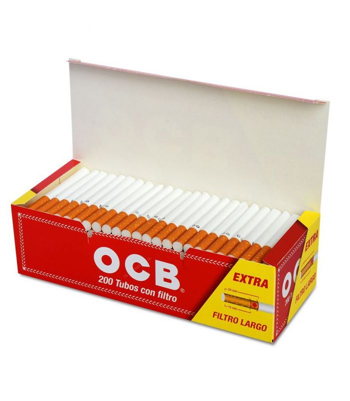 Tubos Fumador 100 tubos de cigarrillos OCB